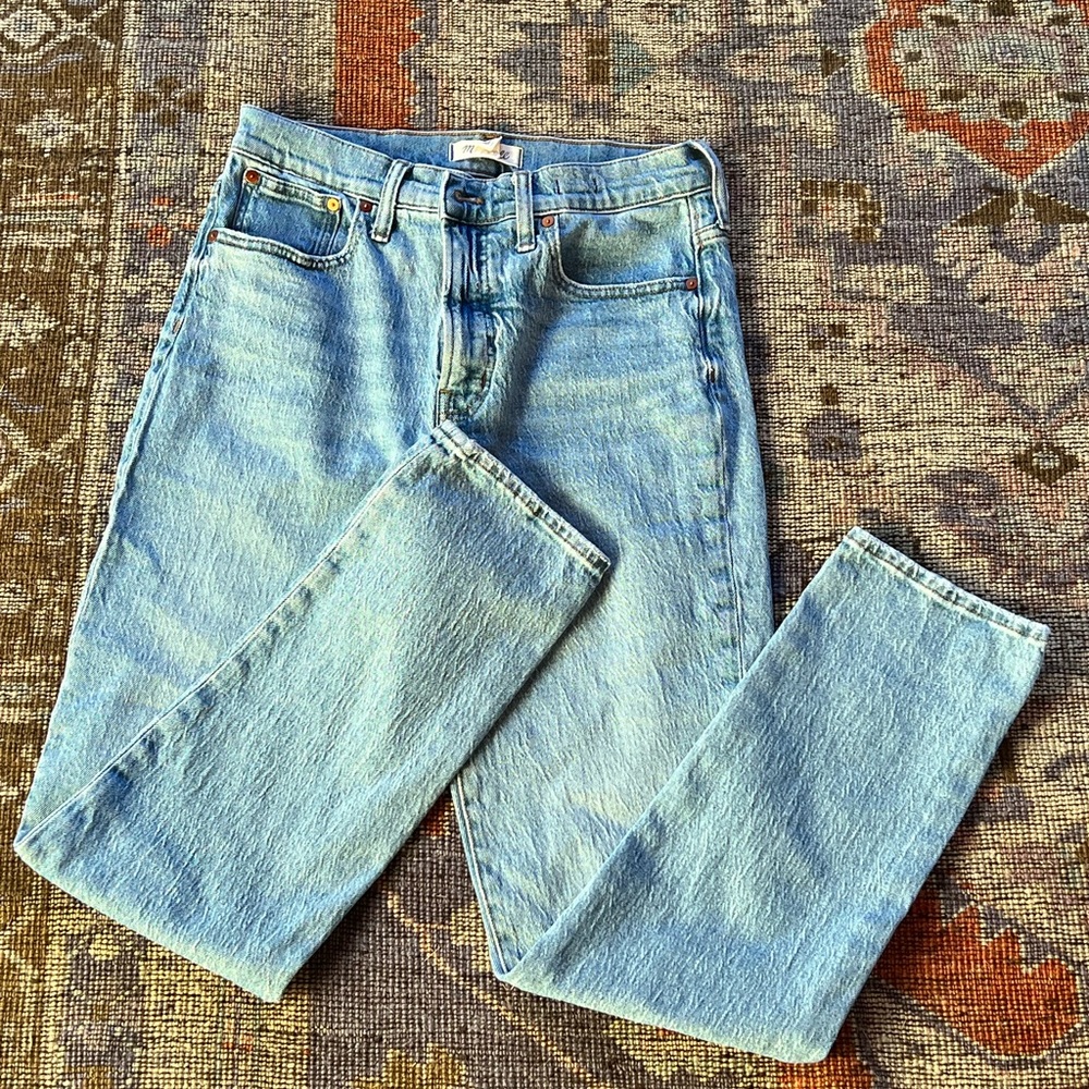 Madewell- the Tall Perfect Vintage Jean in Banner Wash size 29T